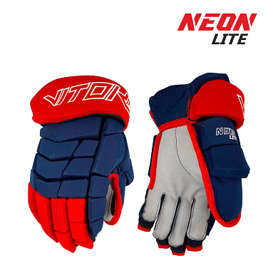 Перчатки хоккейные VITOKIN Neon Lite  S22 из НАЛИЧИЯ