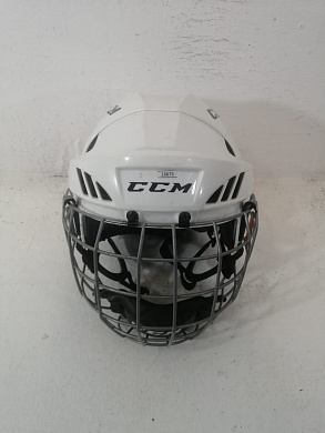 Шлем CCM FL40 SR XS белый с маской Б/У